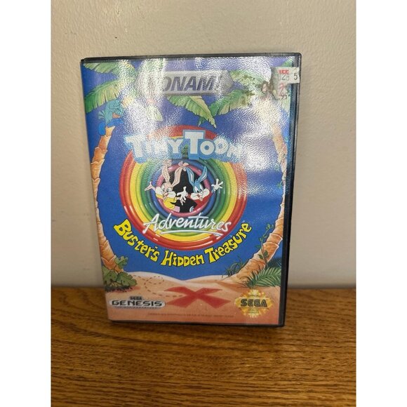 Tiny Toon Adventures: Buster's Hidden Treasure (Sega Genesis, 1993) No Manual - Picture 1 of 4